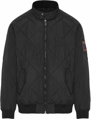 Funky Buddha Prechodná bunda  čierna