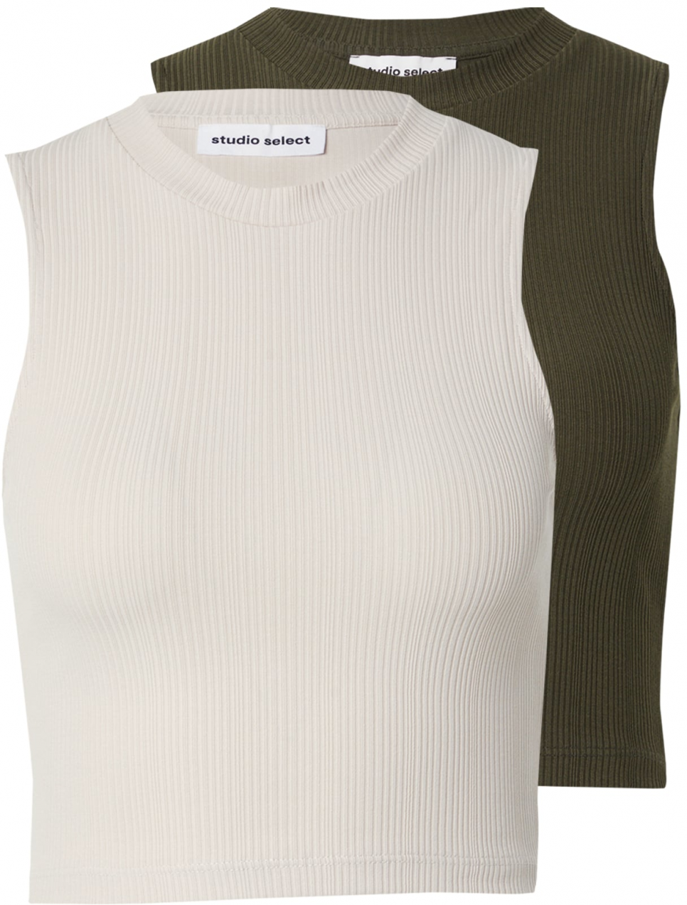 studioselect Top 'Sanja'  krémová / kaki