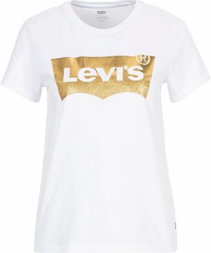 LEVI'S ® Tričko 'The Perfect'  zlatá / biela