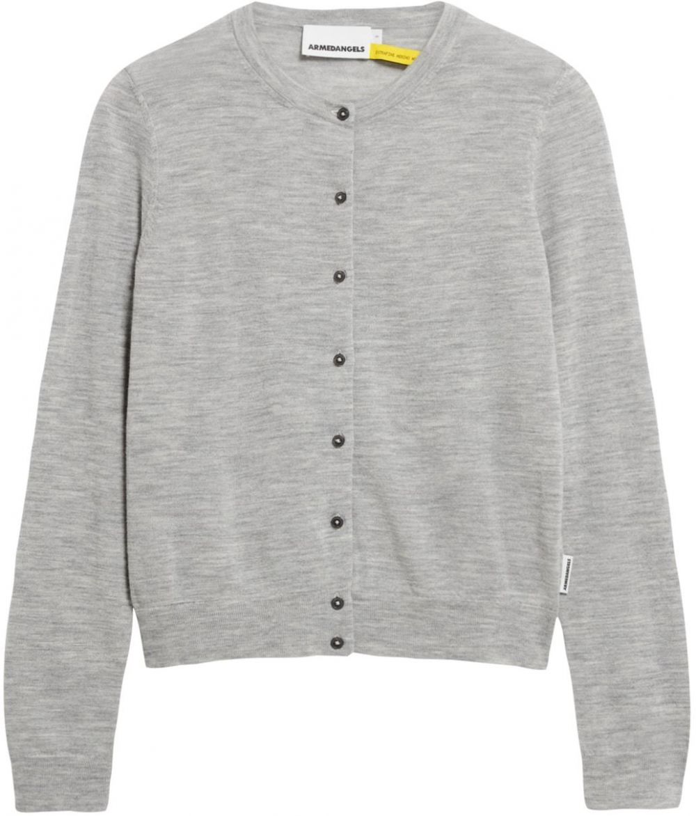 ARMEDANGELS Kardigán 'Ophaliaa Merino'  sivá melírovaná