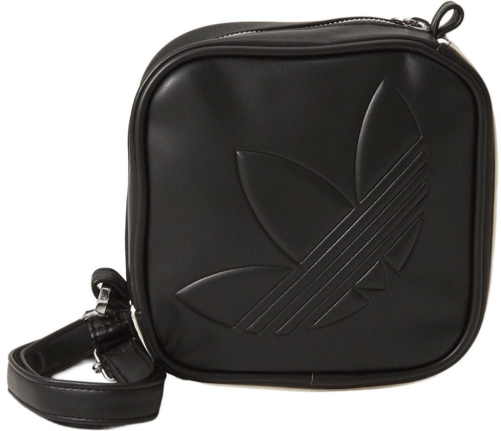 ADIDAS ORIGINALS Taška cez rameno 'Diamond-Shaped'  čierna / biela