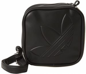 ADIDAS ORIGINALS Taška cez rameno 'Diamond-Shaped'  čierna / biela