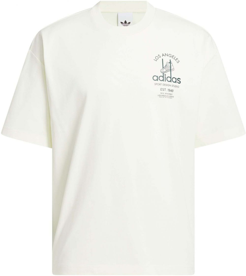 ADIDAS ORIGINALS Tričko 'Sports Design GFX'  čierna / šedobiela