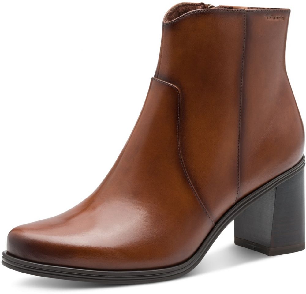 Tamaris Členkové čižmy  koňaková