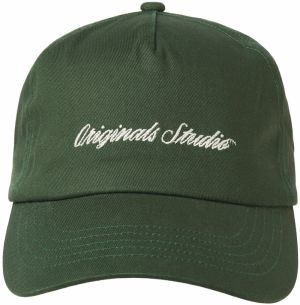 JACK & JONES Čiapka 'JACFRAME'  jedľová / biela