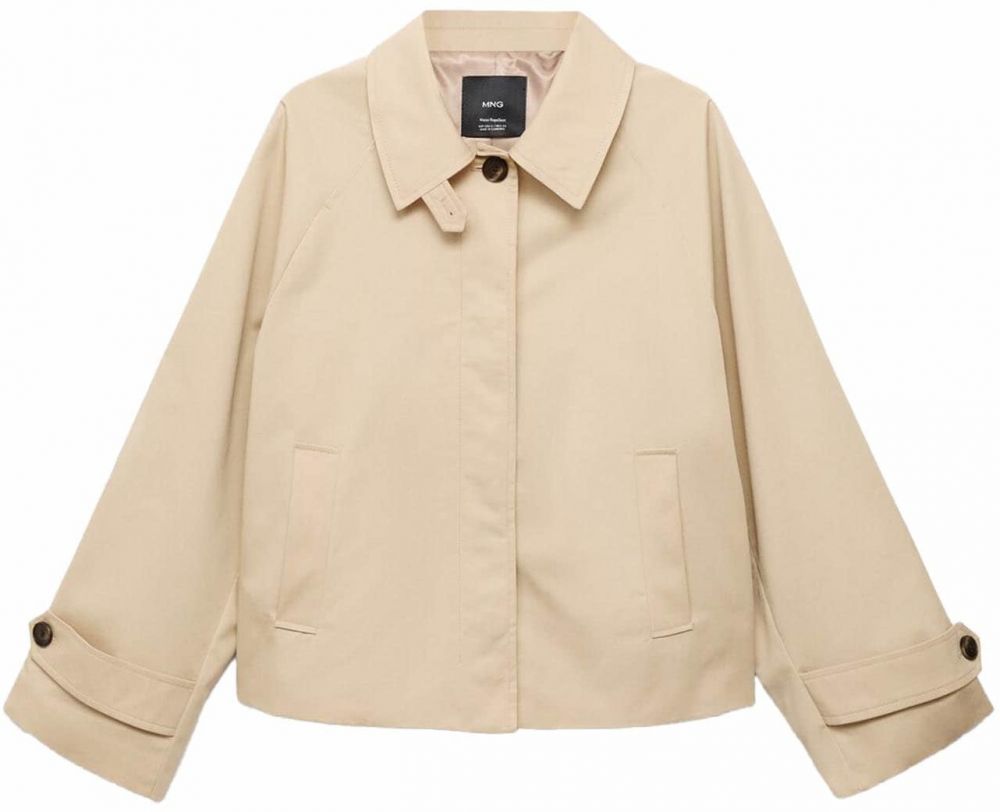 MANGO Prechodný kabát 'NEWLipa'  piesková