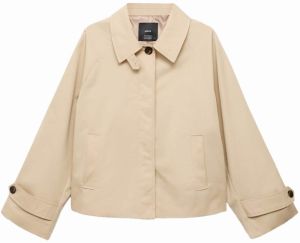 MANGO Prechodný kabát 'NEWLipa'  piesková