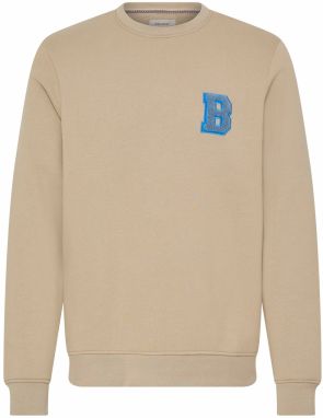 BLEND Sveter 'BHIDO'  kráľovská modrá / modrosivá / tmavošedá