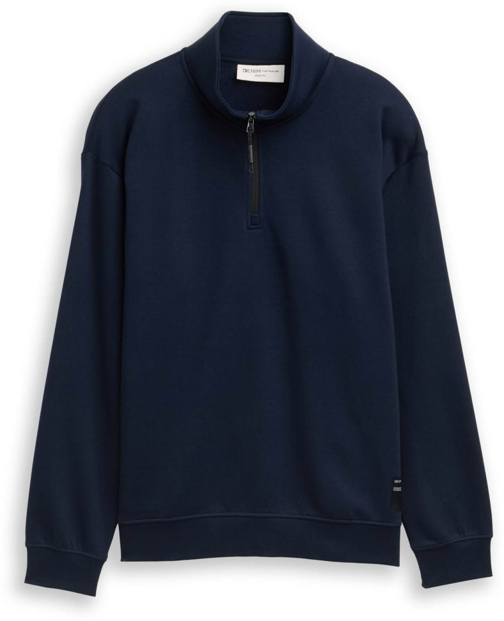 TOM TAILOR DENIM Mikina  tmavomodrá