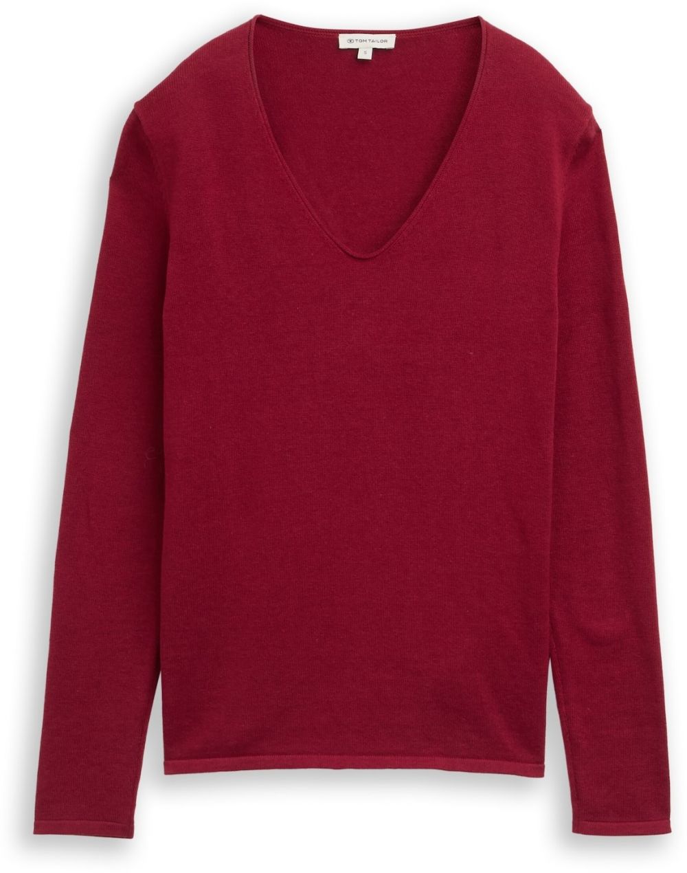 TOM TAILOR Sveter  jasne červená