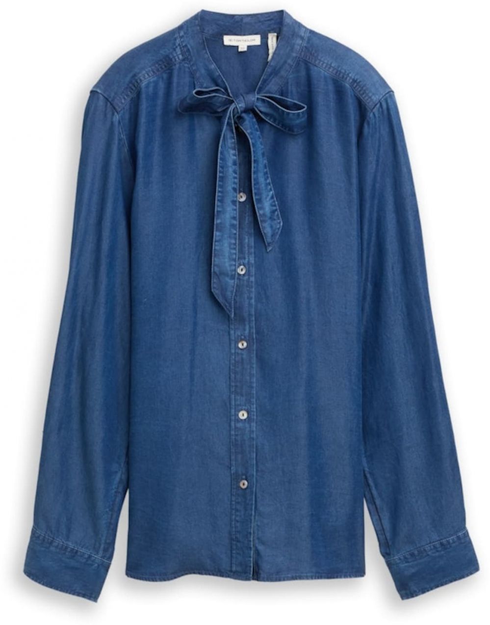 Dámske oblečenie - Dámske oblečenie pre plnoštíhle - Modrá - TOM TAILOR Blúzka  modrá denim TOM TAILOR Blúzka  modrá denim