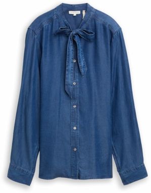 TOM TAILOR Blúzka  modrá denim
