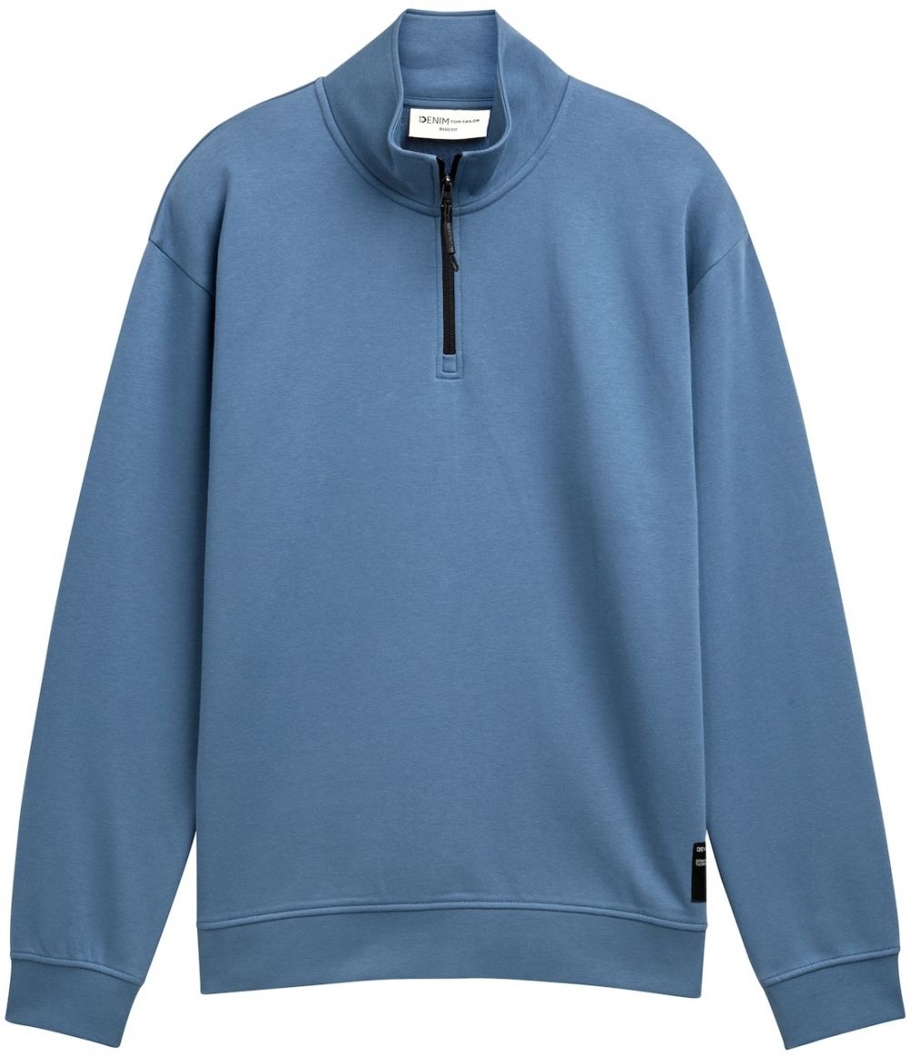 TOM TAILOR DENIM Mikina  zafírová