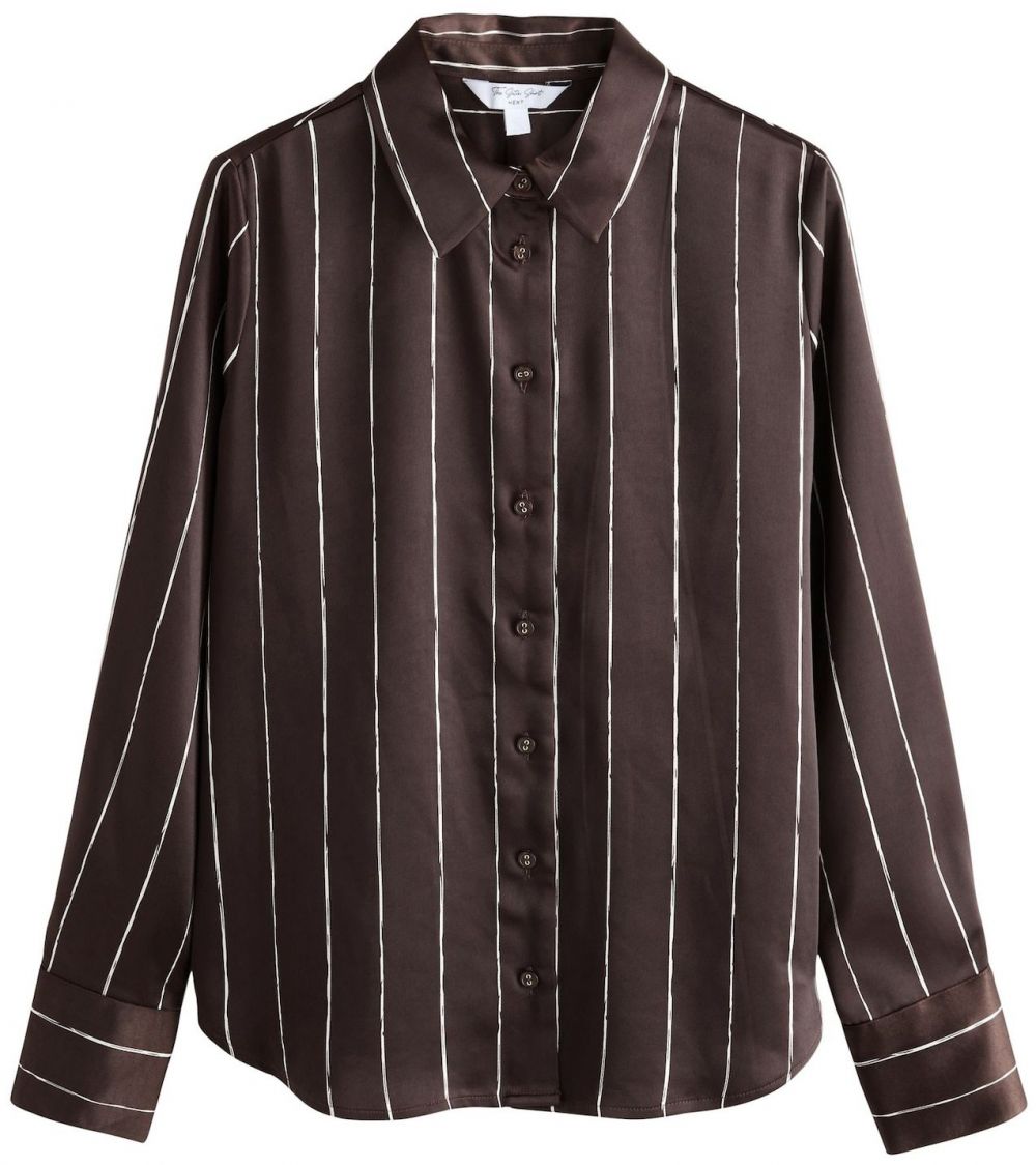 Next Blúzka  hnedá / biela