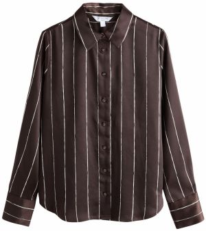 Next Blúzka  hnedá / biela