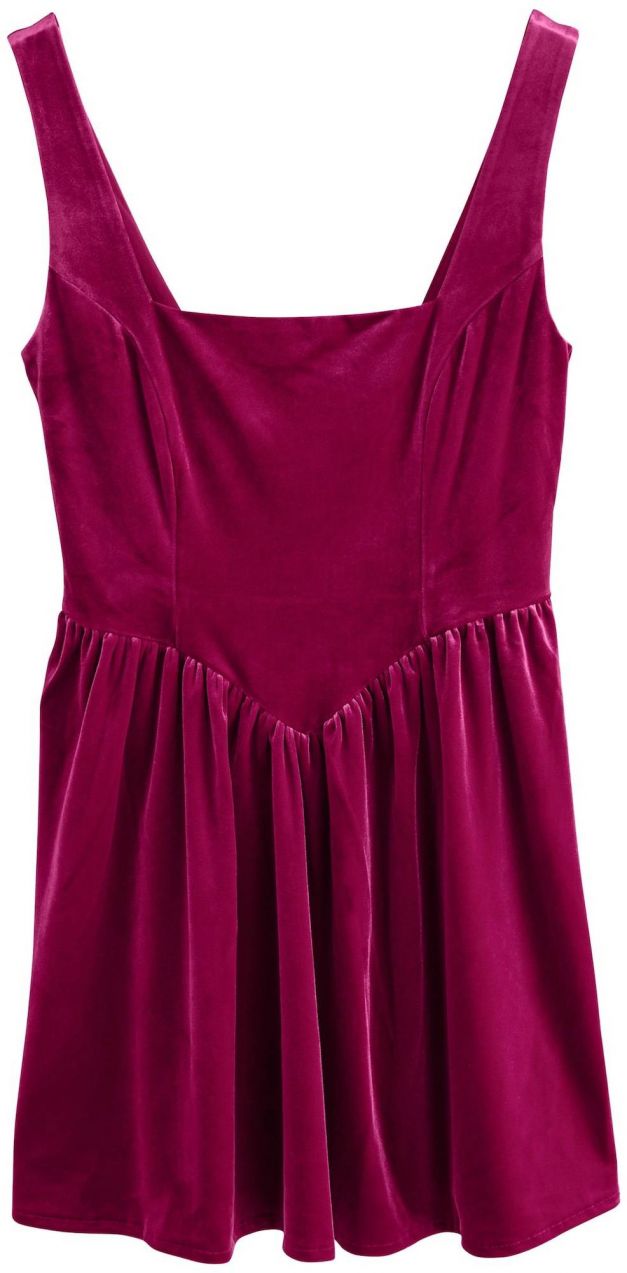 Next Šaty  tmavoružová