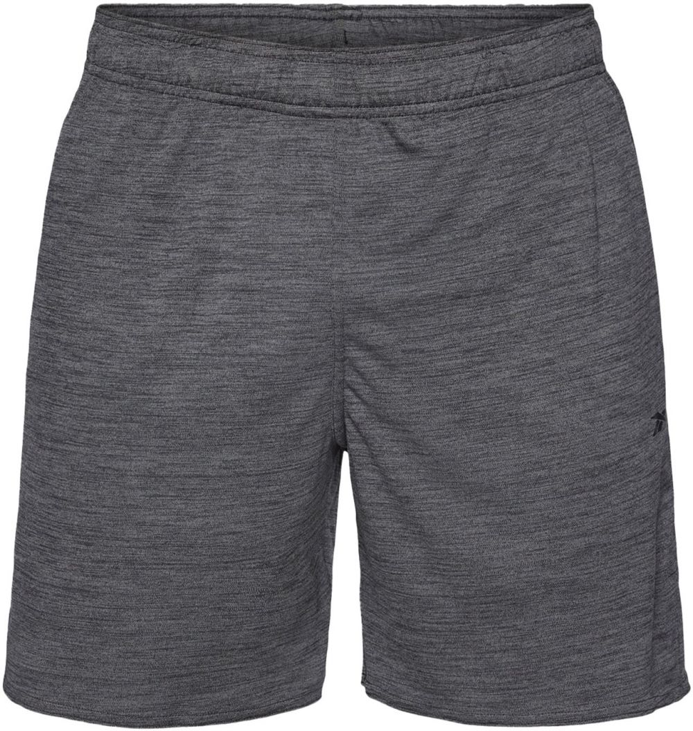 Reebok Športové nohavice  sivá / čierna