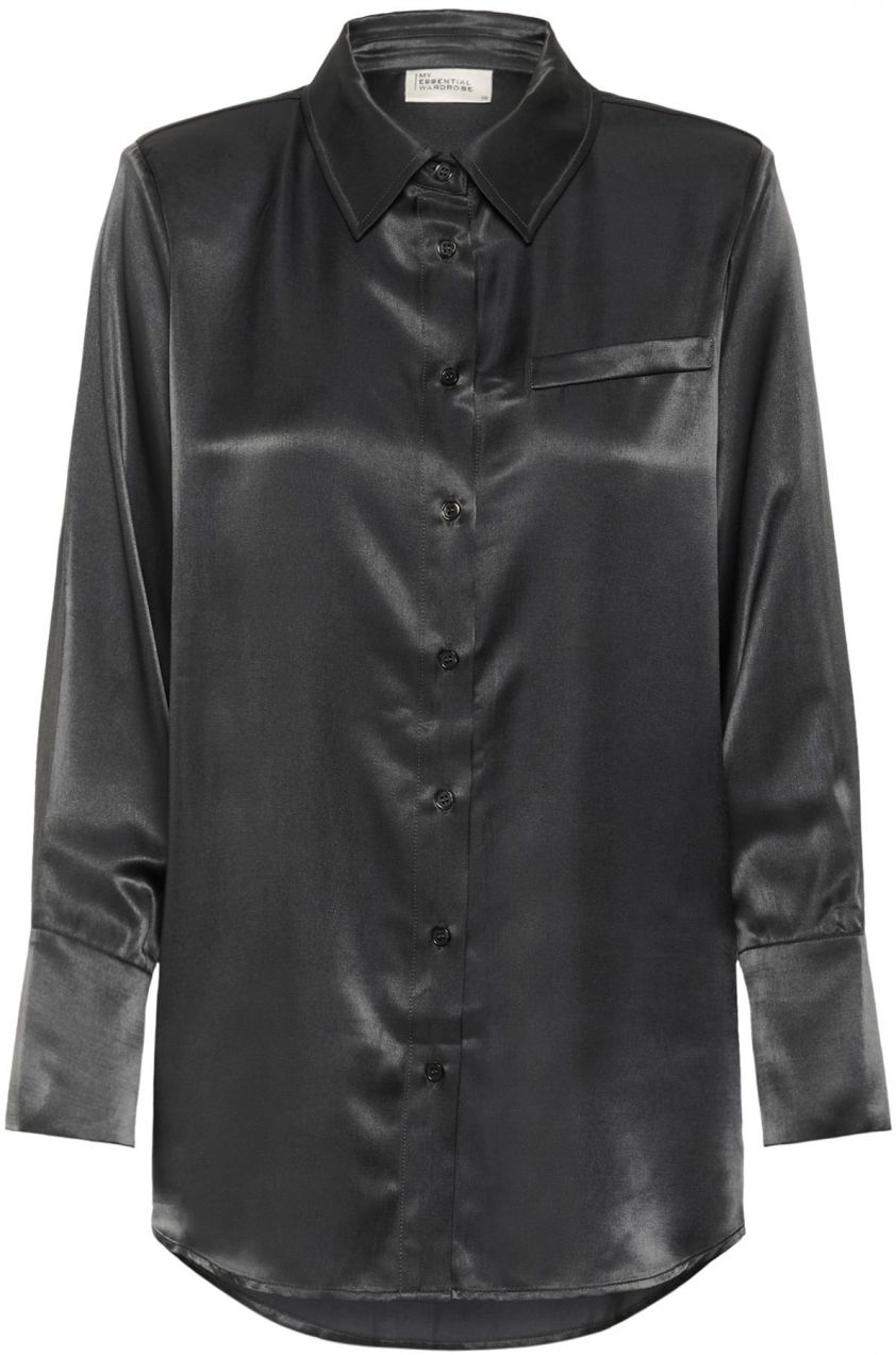 My Essential Wardrobe Blúzka 'Estelle'  antracitová