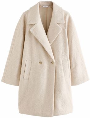 Next Prechodný kabát  svetlobéžová