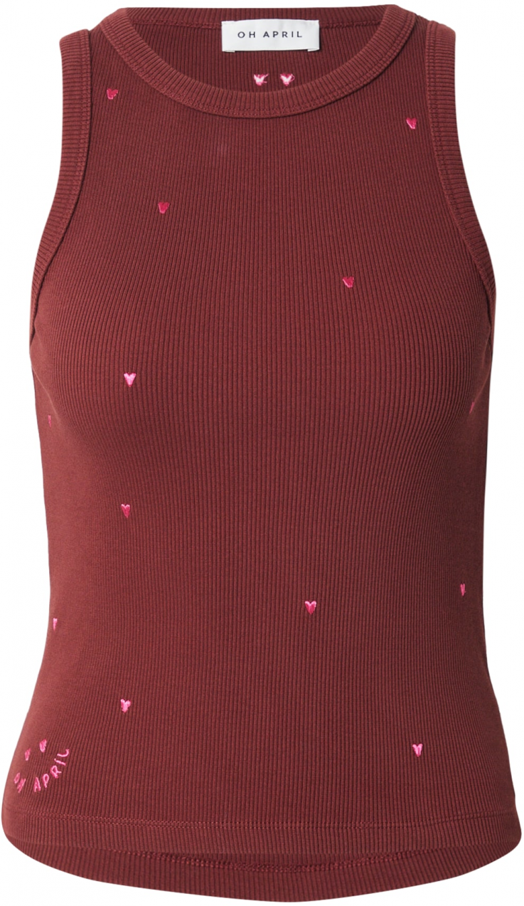 OH APRIL Top 'Dany'  ružová / bordová