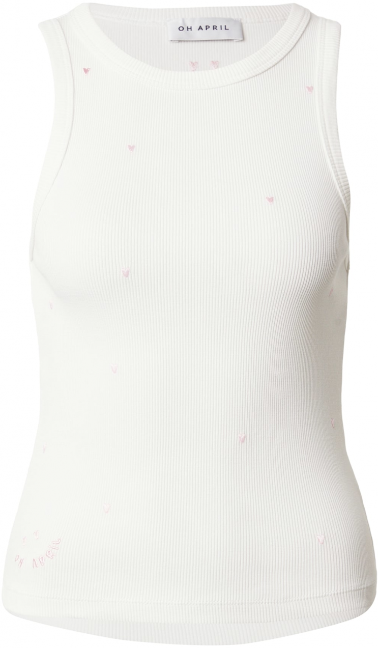 OH APRIL Top 'Dany'  staroružová / biela