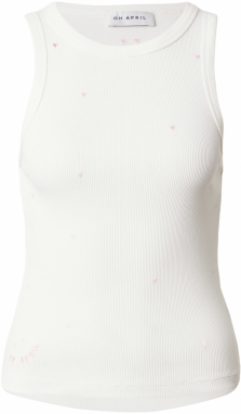 OH APRIL Top 'Dany'  staroružová / biela