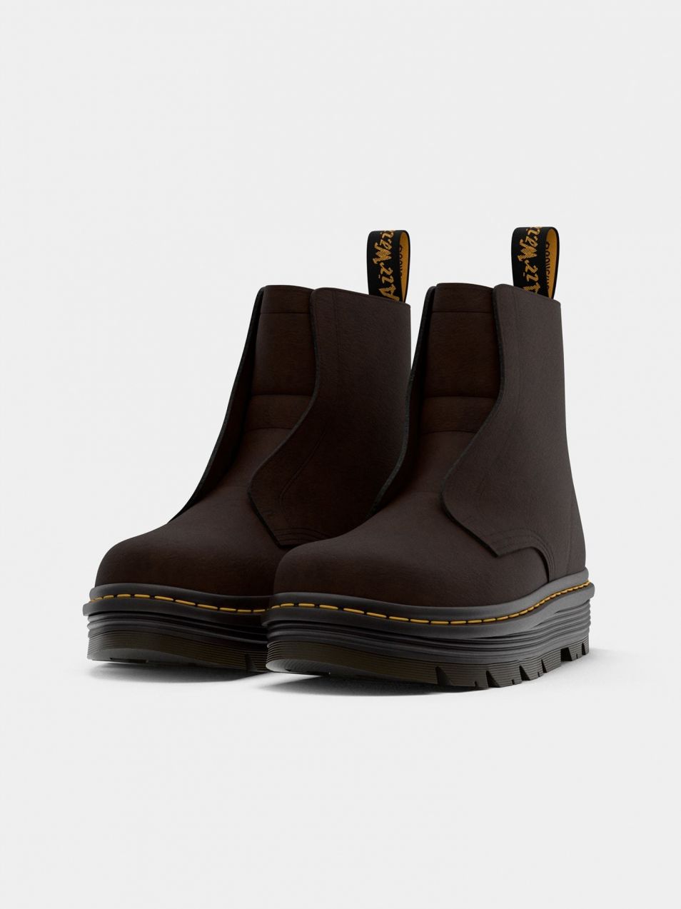 Dr. Martens Členkové čižmy 'ZebZag'  čierna