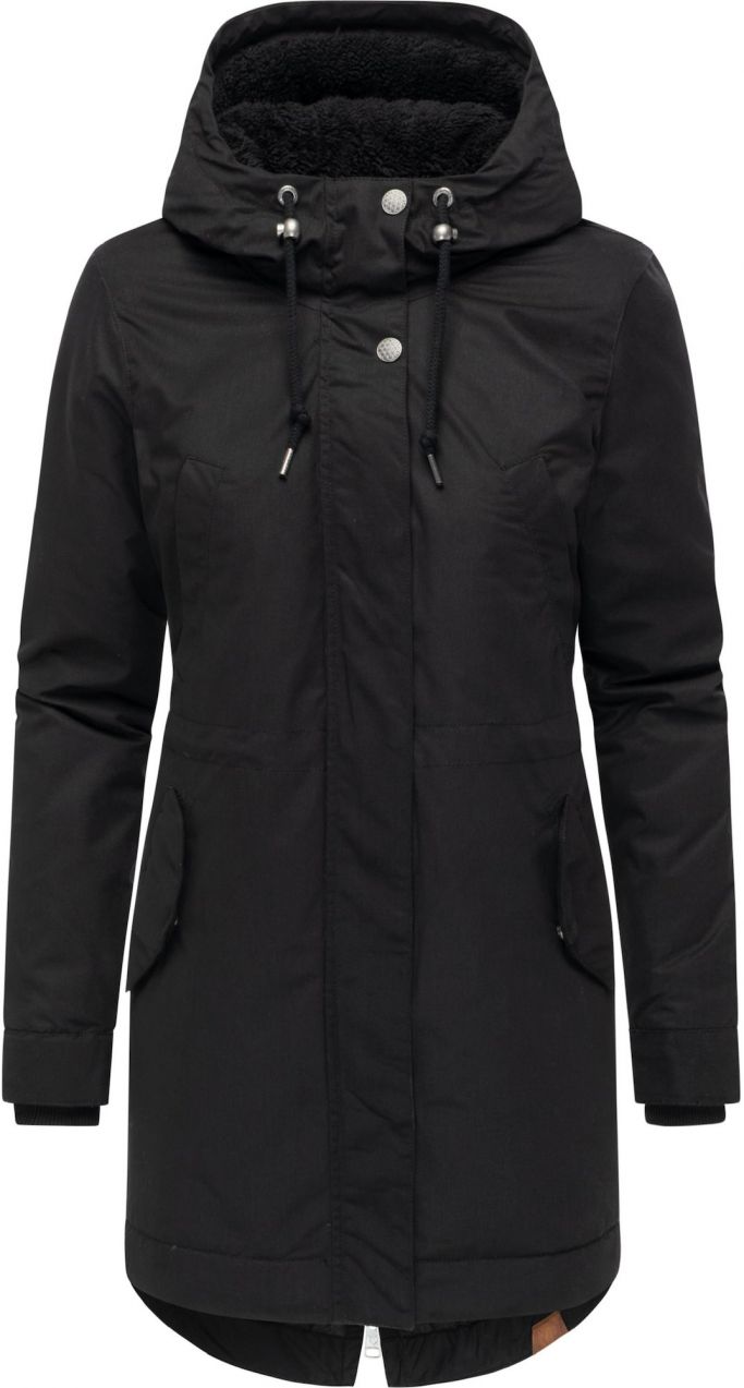 Ragwear Zimný kabát 'Cannas'  čierna