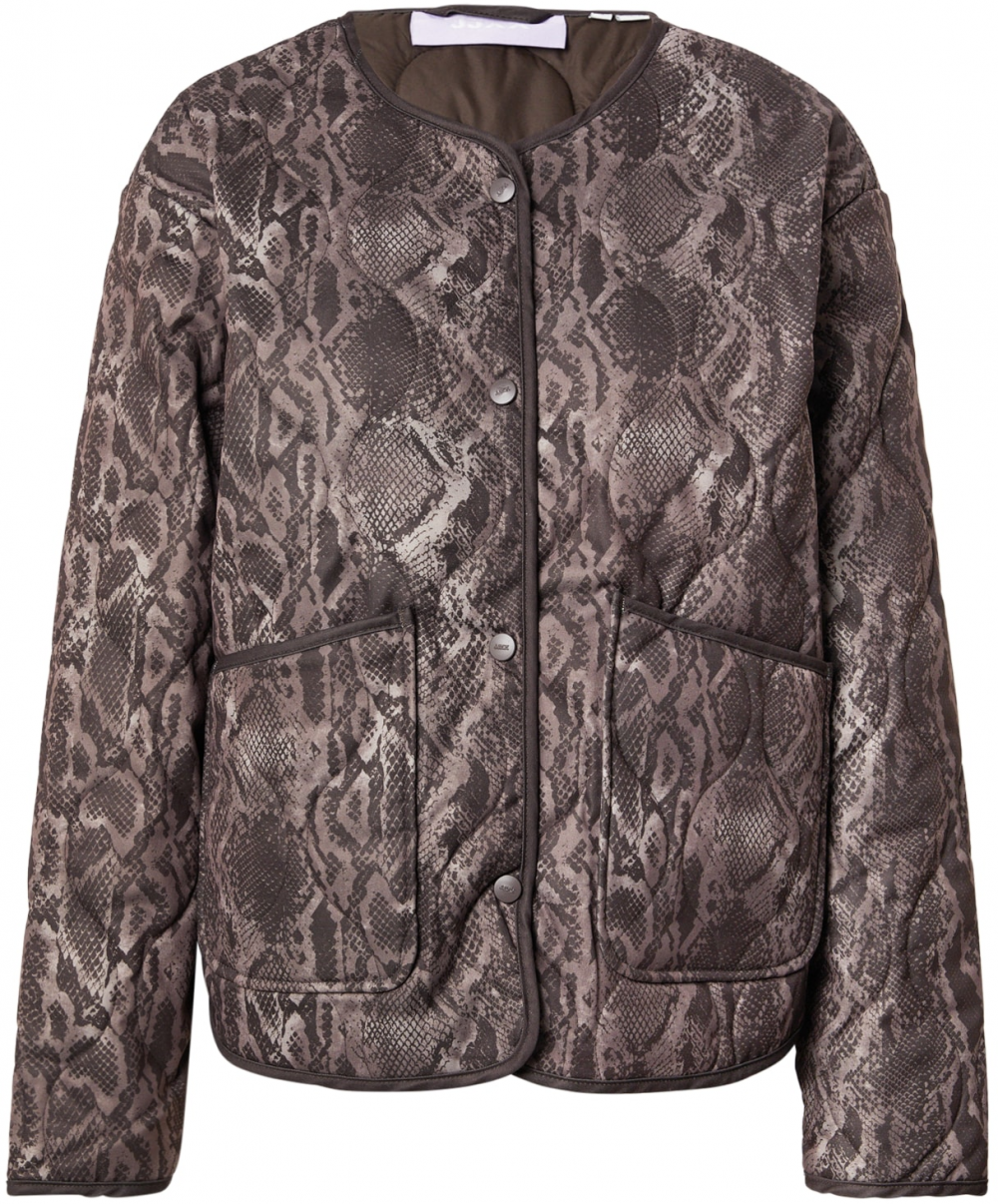 JJXX Prechodná bunda 'PERRY'  tmavohnedá / sivá