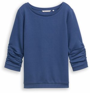 TOM TAILOR DENIM Mikina  zafírová