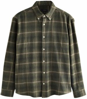 Next Košeľa  svetlozelená / zelená melírovaná