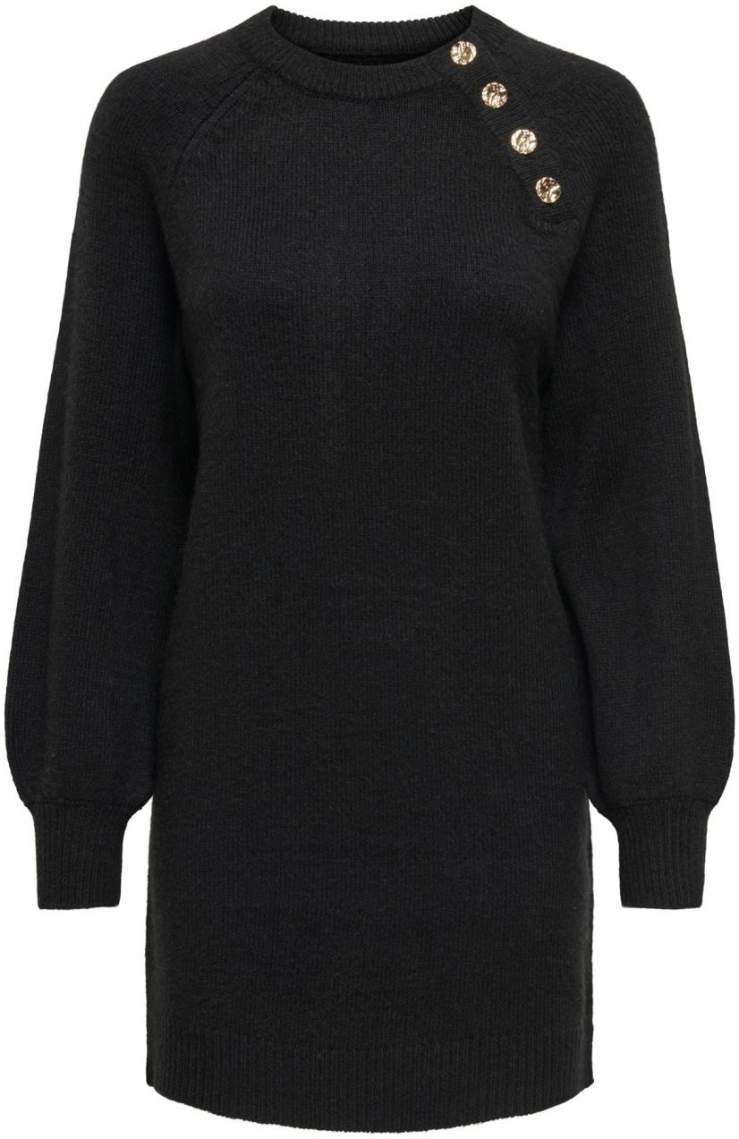 ONLY Pletené šaty 'Emma'  čierna