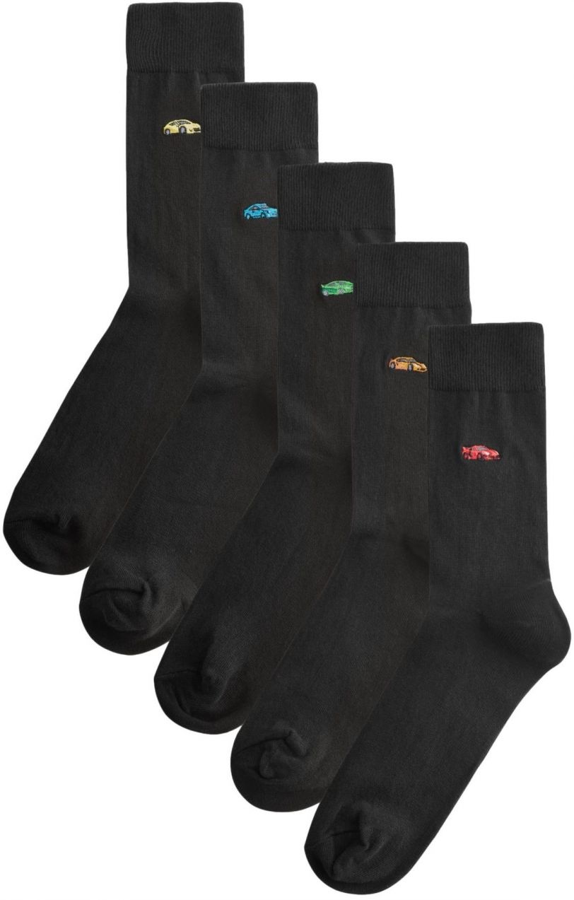 Next Ponožky  azúrová / zelená / svetločervená / čierna