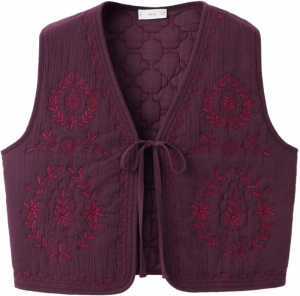 MANGO TEEN Vesta 'Fig'  bordová / vínovo červená