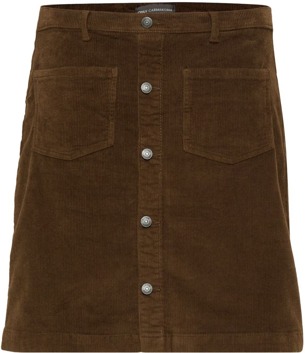 ONLY Carmakoma Sukňa 'AMAZING'  hnedá