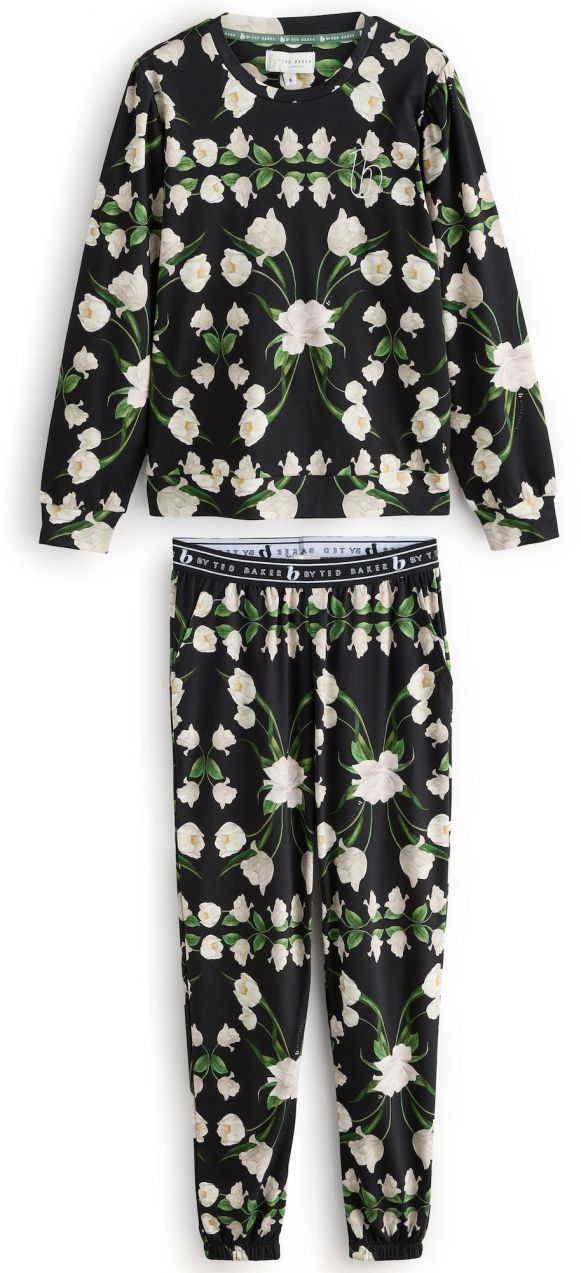B by Ted Baker Pyžamo  zelená / tmavozelená / čierna / biela