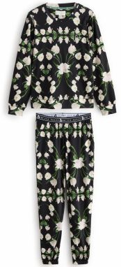 B by Ted Baker Pyžamo  zelená / tmavozelená / čierna / biela