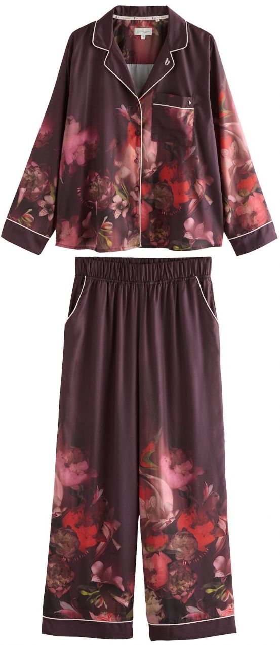 B by Ted Baker Pyžamo  zelená / svetloružová / červená / burgundská