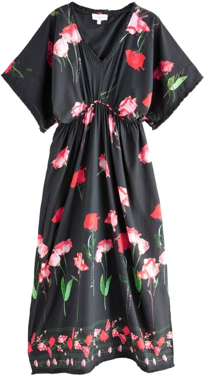 B by Ted Baker Plážové šaty  zelená / červená / čierna / biela