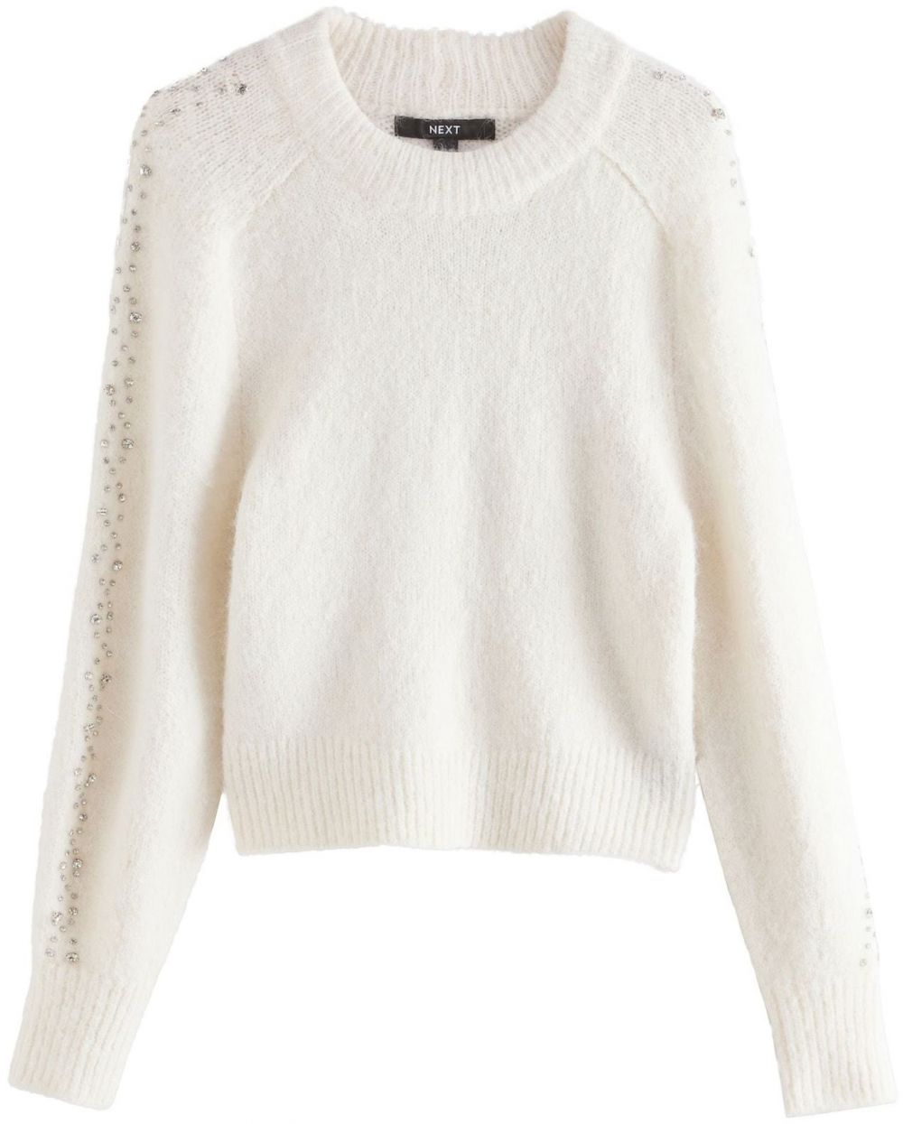 Next Sveter  strieborná / vaječná škrupina