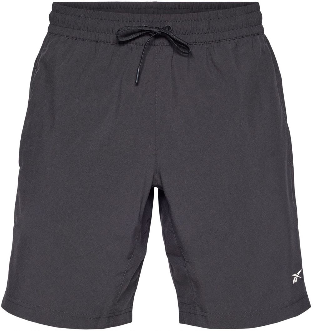Reebok Športové nohavice  čierna / biela