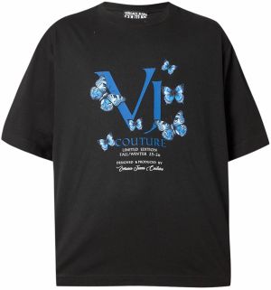 Versace Jeans Couture Tričko  azúrová / kráľovská modrá / čierna / biela