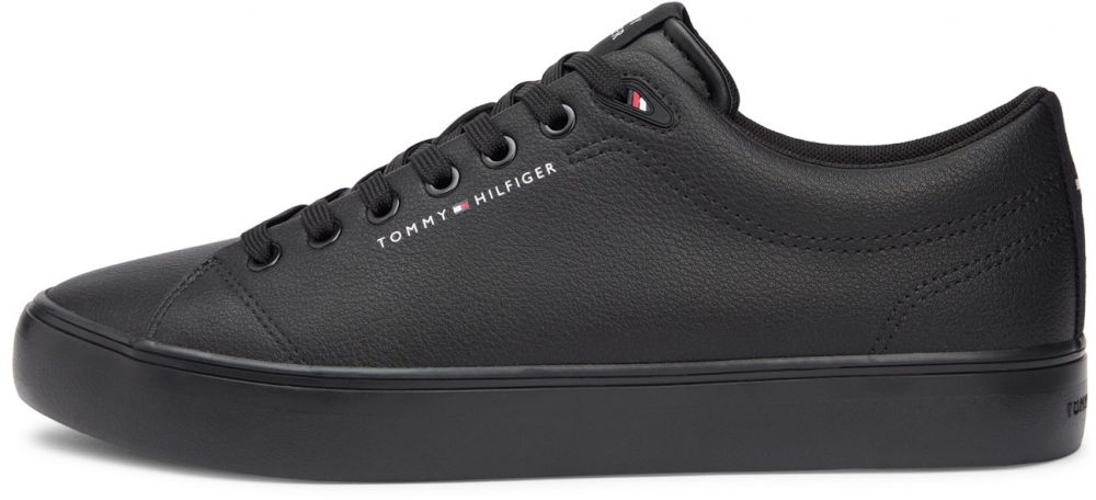 TOMMY HILFIGER Nízke tenisky 'ESS'  čierna / biela