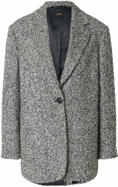 BOSS Blejzer 'Jasata'  čierna / biela