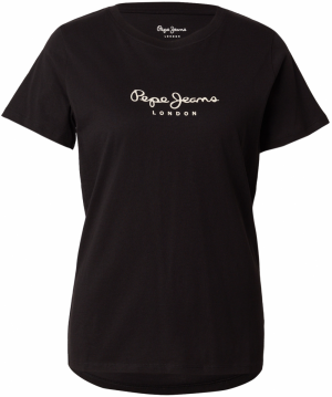 Pepe Jeans Tričko 'BERENICE'  čierna / biela