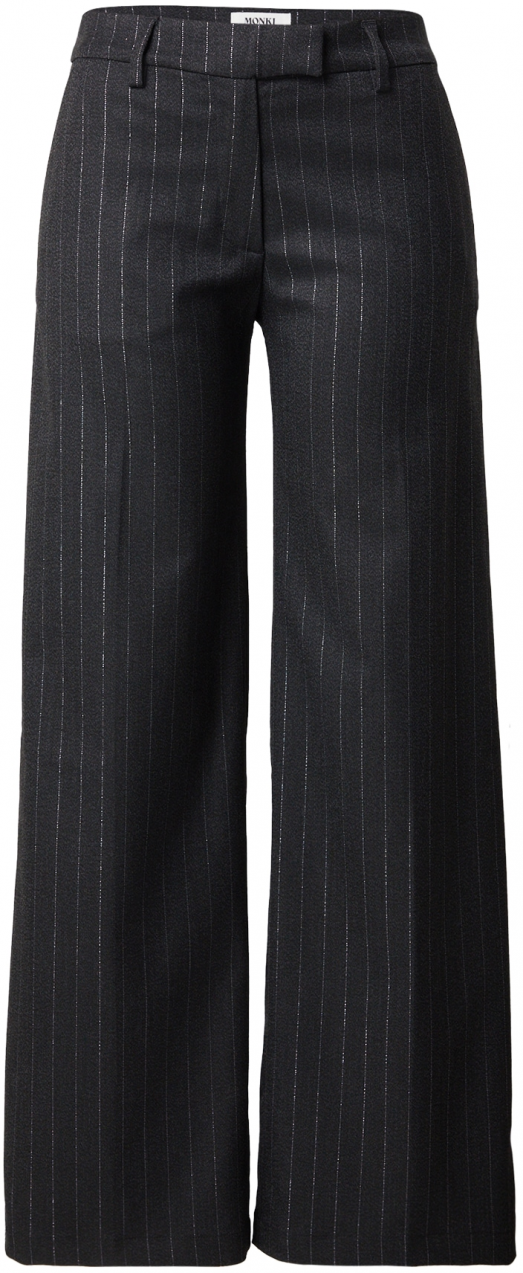 Monki Nohavice  tmavosivá / strieborná