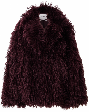 Monki Zimná bunda  farba lesného ovocia