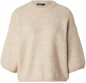 Gina Tricot Sveter  béžová melírovaná