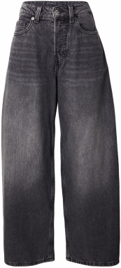 Monki Džínsy  čierny denim