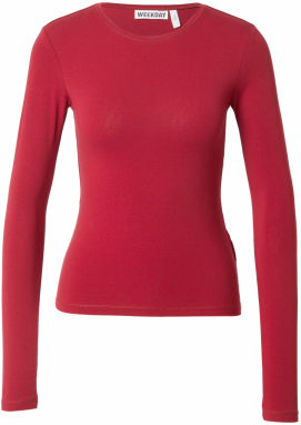 WEEKDAY Tričko  brusnicová